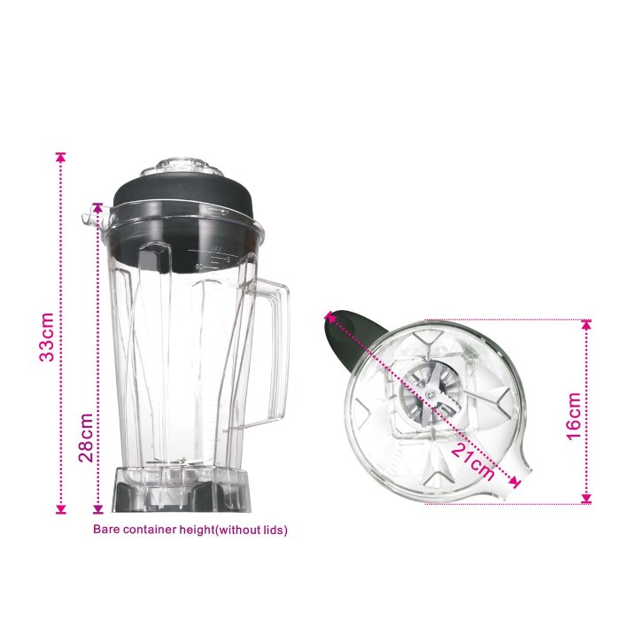Промисловий блендер 2 л ​​GGM Gastro FMK1500 4