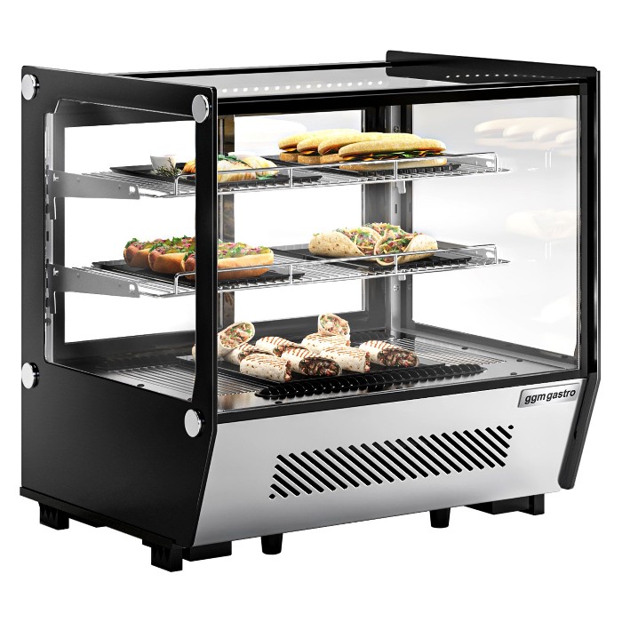 Холодильная настольная витрина - 120 Л. GGM Gastro TKVGNR120 4