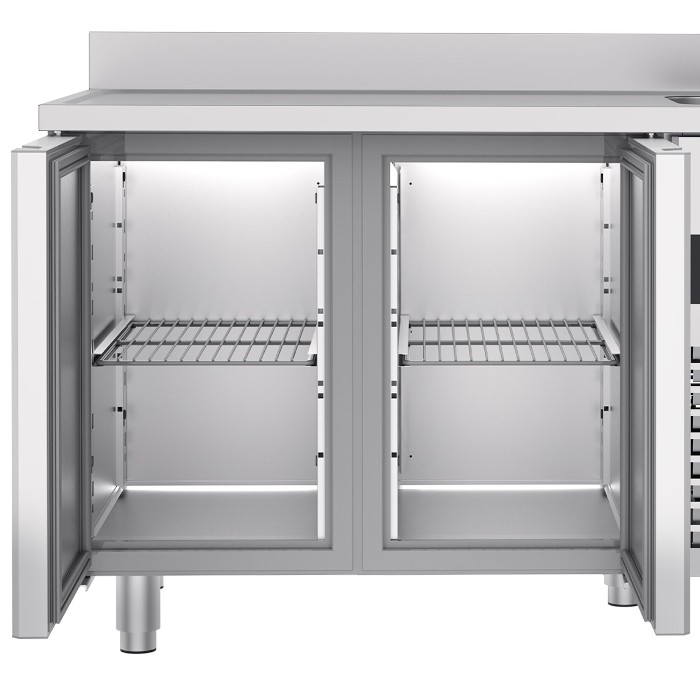 Холодильний стіл GGM Gastro KTF270BAR-EF 4