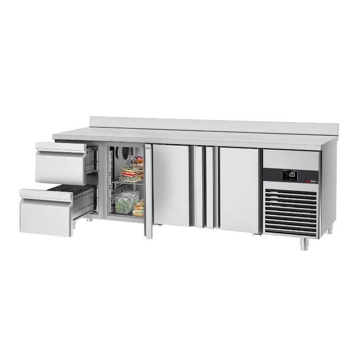 Холодильний стіл GGM Gastro KTF227AND-EF#3T#2S 3