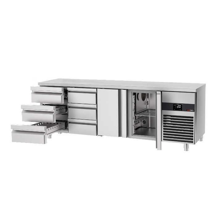 Холодильний стіл GGM Gastro KTF227ND-EF#2T#6S 2