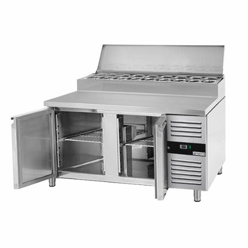 Холодильный стол саладетта 1,36 m x 0,7 m GGM Gastro ZBG157ND 2