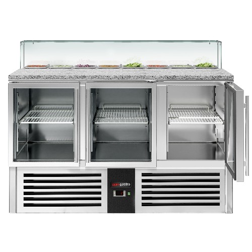 Холодильный стол саладетта PREMIUM GGM Gastro SAG147OG#GSG147E#GT 1