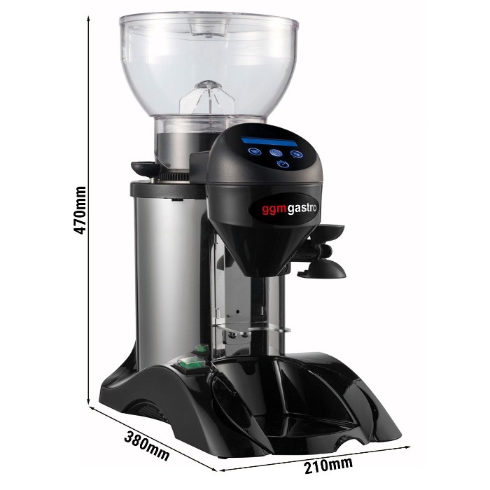 Кавомолка професійна 1 кг/нерж. сталь GGM Gastro MC11T-INOX 0