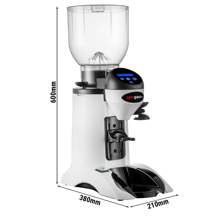 Кофемолка профессиональная белая - 2кг GGM Gastro MC5T-WHITE 0