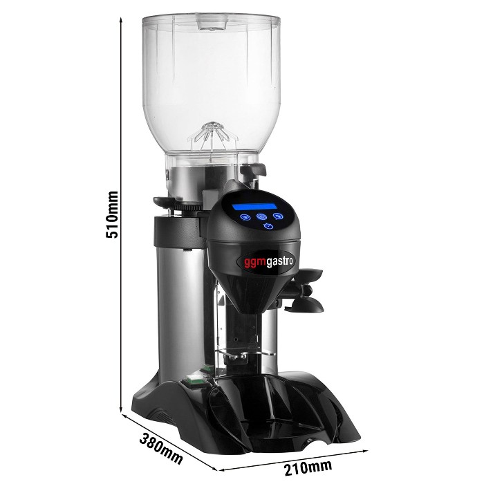 Кофемолка профессиональная серебряная - 2кг GGM Gastro MC9T-CHROM 0