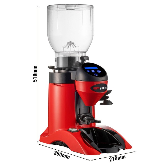 Кофемолка профессиональная красная - 2кг GGM Gastro MC9T-RED 0