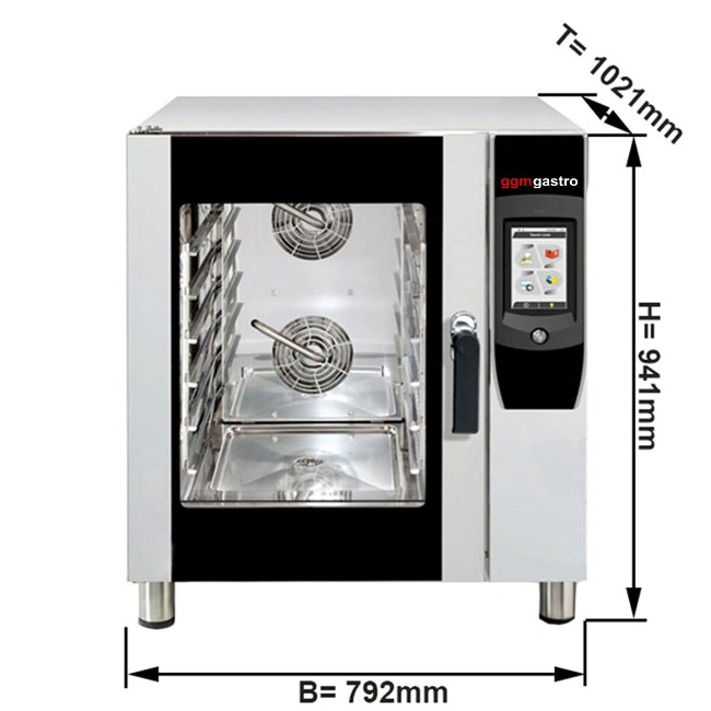 Конвекционная кондитерская печь - 6 x EN 60 x 40 см - GGM Gastro BHV920OH#EN 1