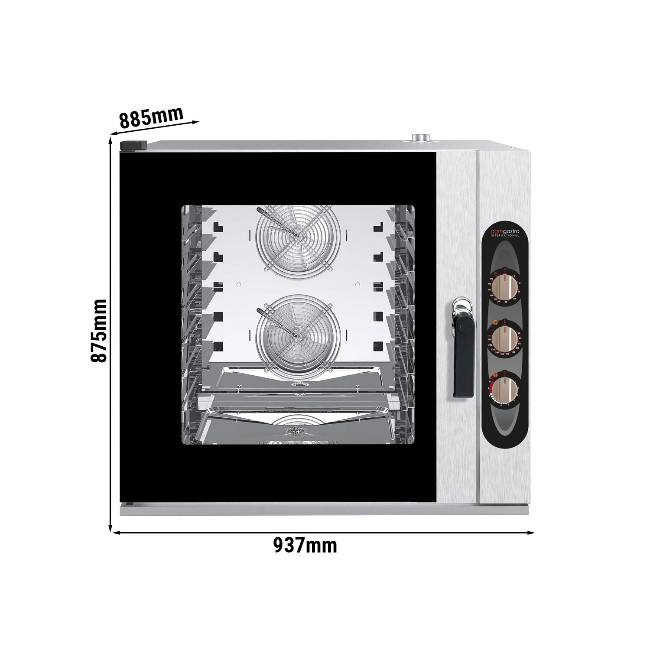 Конвекционная печь с механическим управлением 6x EN 40 x 60 cm GGM Gastro BKDV865-2SM#HENV6N 3