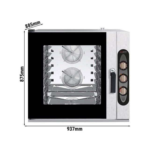 Пароконвектомат з механічним керуванням 7x GN 1/1) GGM Gastro BKDV865-2SM#HGNV7N 2
