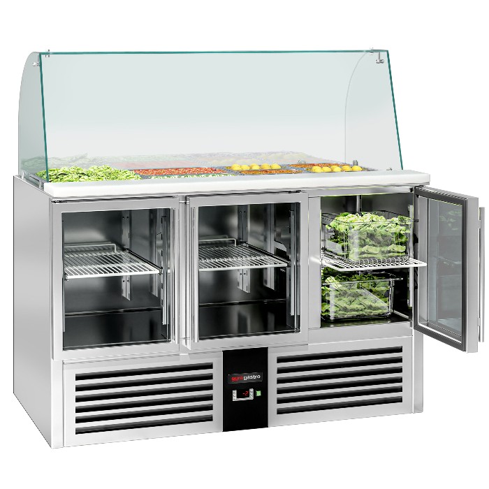Саладетта со стекл.витриной PREMIUM GGM Gastro SAG147DRG#GSG147#GT 2