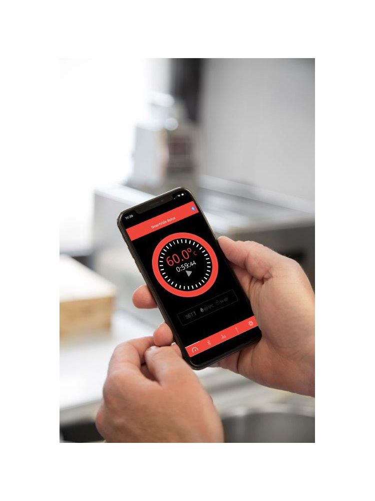 Погружной термостат для приготовления пищи Sous Vide 9, на макс.56 литров, функция Bluetooth 1180140 Hendi Stainless steel 0