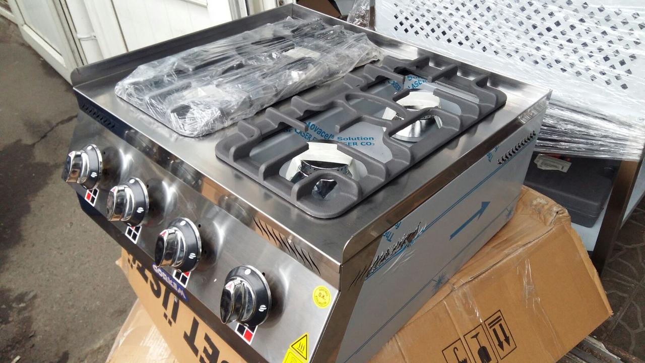 Плита газовая настольная 4-х конфорочная Görkem GO40  0