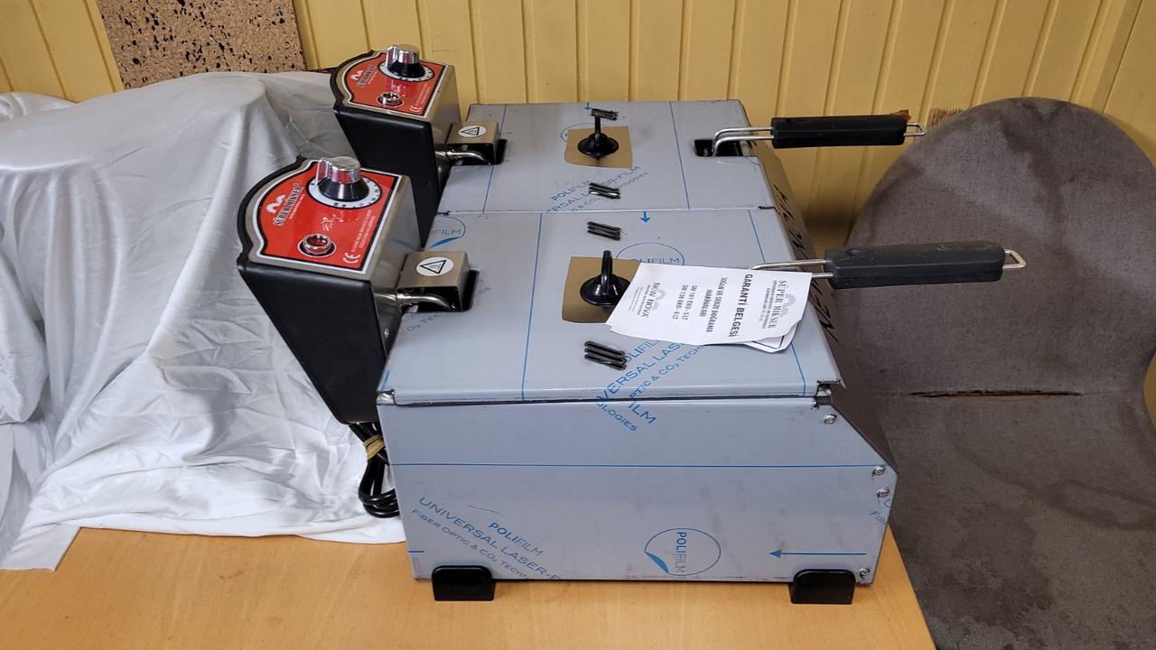 Фритюрниця фритюр електрична подвійна Super Mikser SM 128 (5+5літрів) Туреччина 1