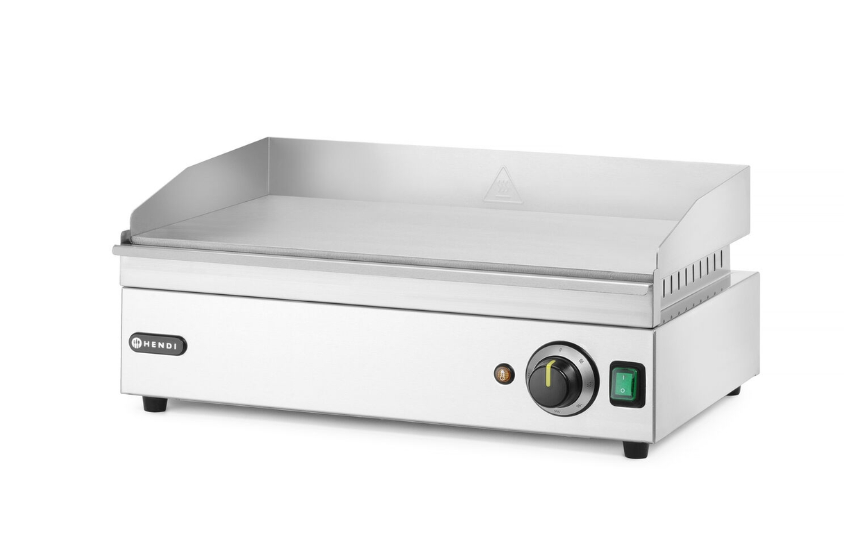 Поверхность для жарки - гладкая, Kitchen Line, 220-240В/2400Вт, 527x404x(H)233мм 154939 Hendi Stainless steel 0