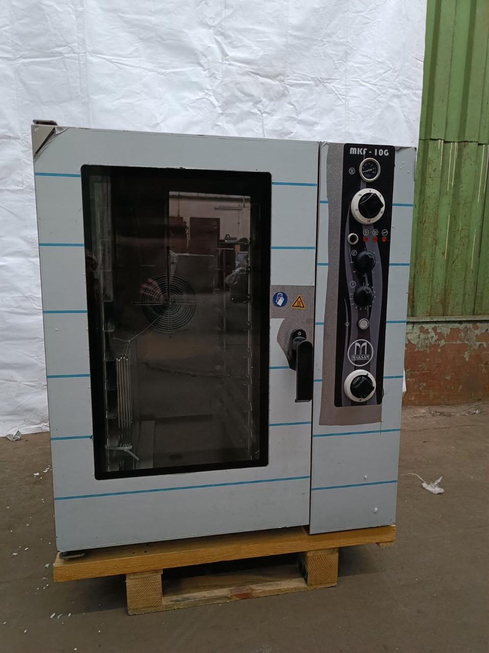 Печь конвекционная газовая с пароувлажнением 10 противней MAKSAN MKF-10G 0