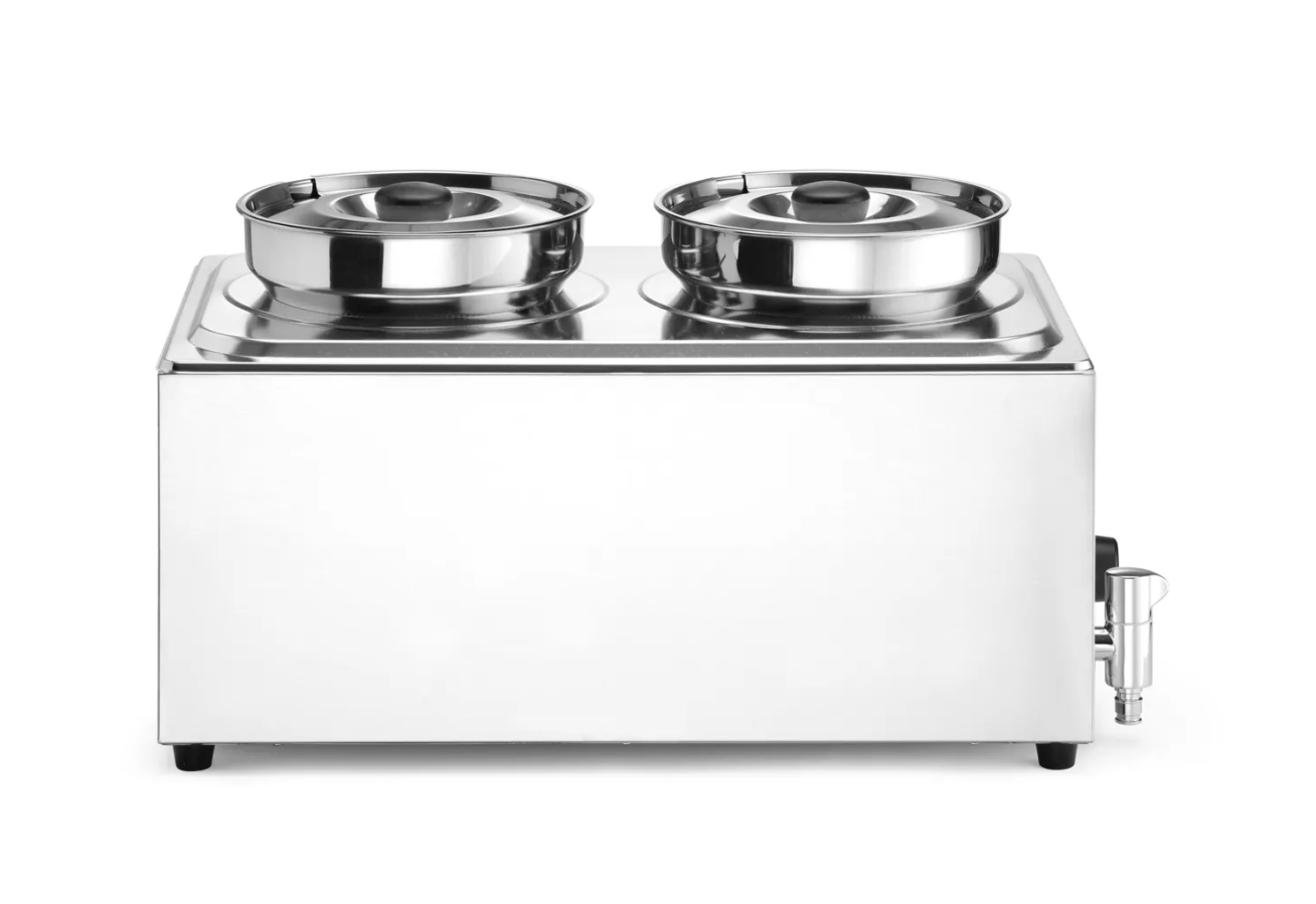 Марміт Bain-marie HENDI Ranger + 2x 4 л контейнери з кришкою, 8л, 220-240В/1000Вт, 604x332x(H)315мм 201473 Hendi 2
