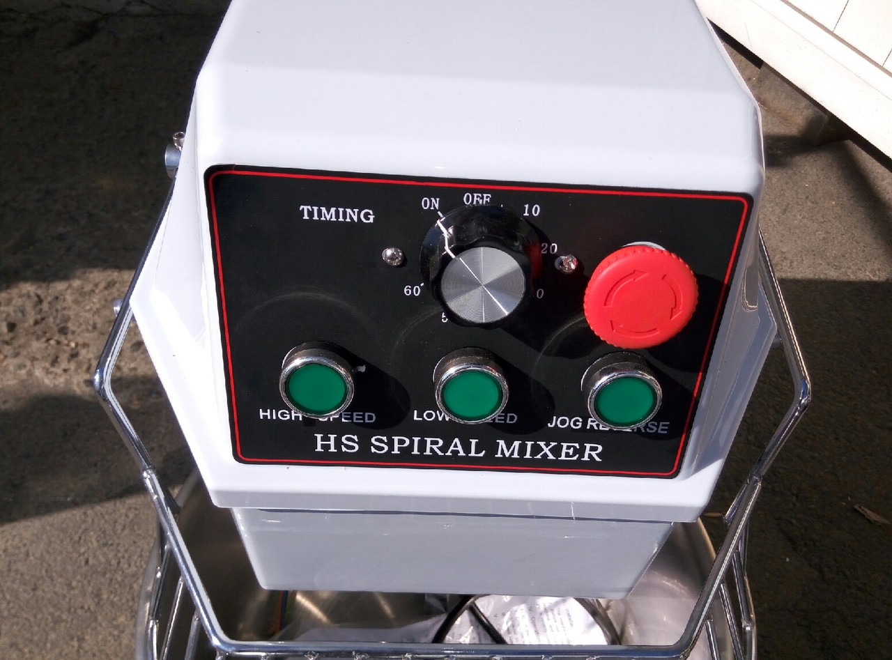 Тестомес спиральный двухскоростной Vektor HS 20-2 с таймером 5