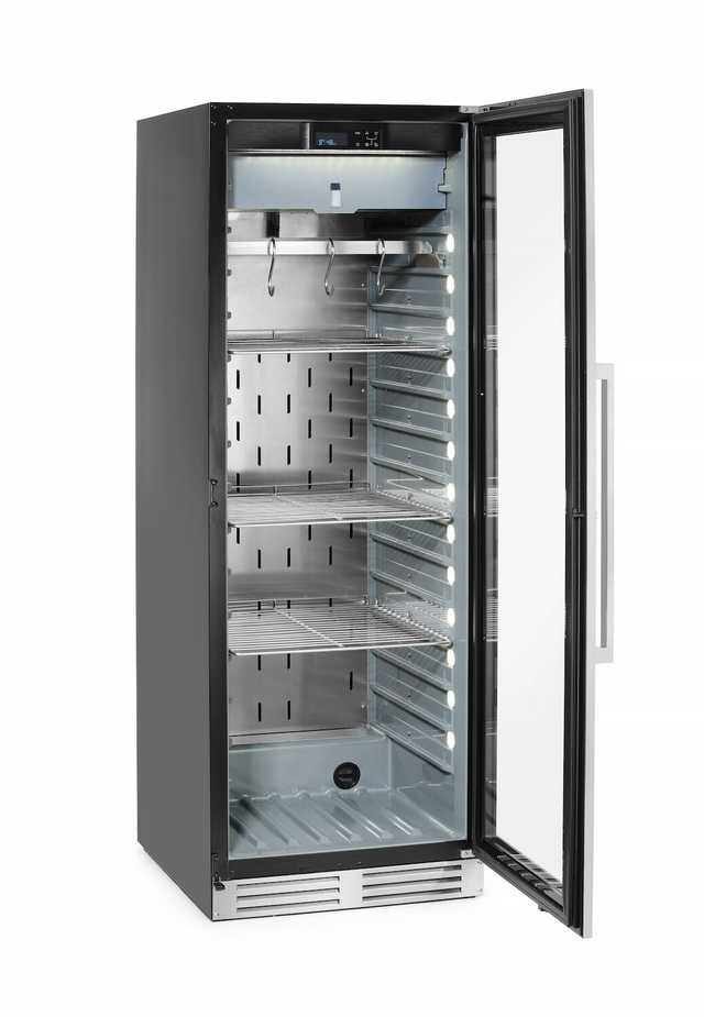 Шафа для дозрівання м'яса, HENDI, 352 л, 220-240V/170W, 695x760x(H)1720mm 204962 Hendi ABS (Acrylonitril-butadieen-styrene);Hardened glass;18/10 Stainless steel 9
