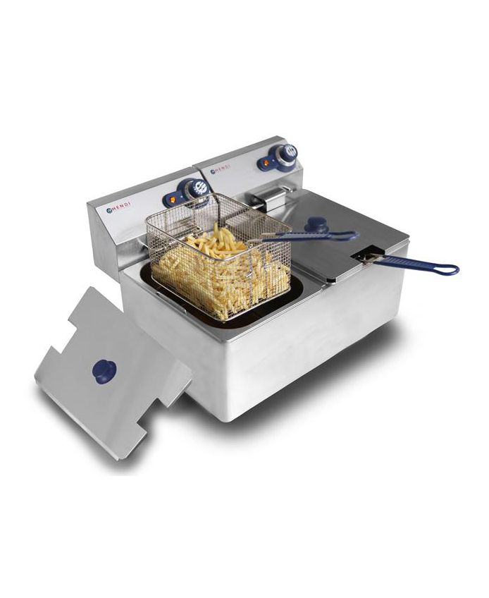 Фритюрница Blue Line 2x4 л 205846 Hendi Stainless steel 0
