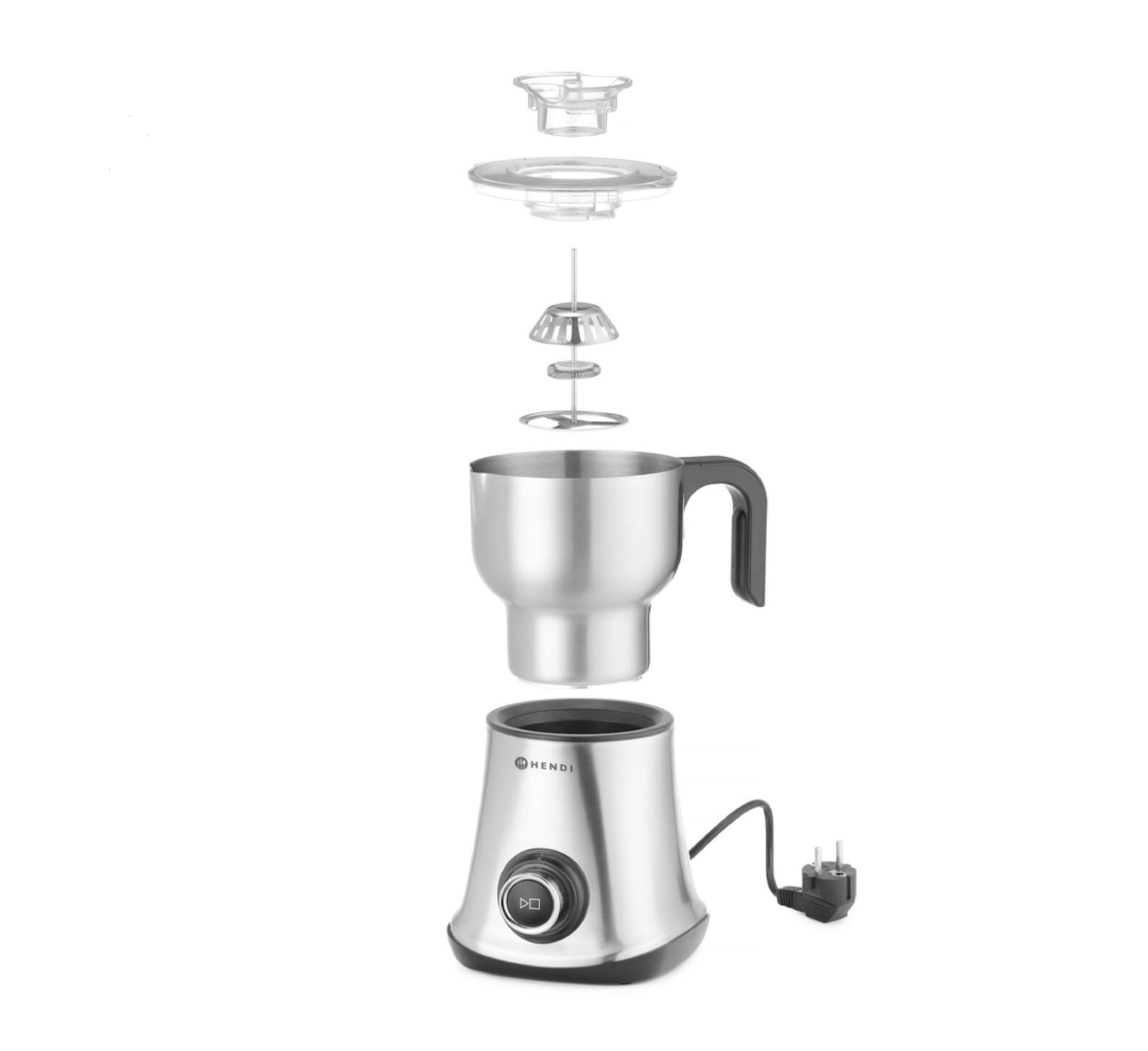 Спінювач молока електричний, 0,3л, 230В/500Вт, 200x167x(H)245мм 209097 Hendi Stainless steel 0