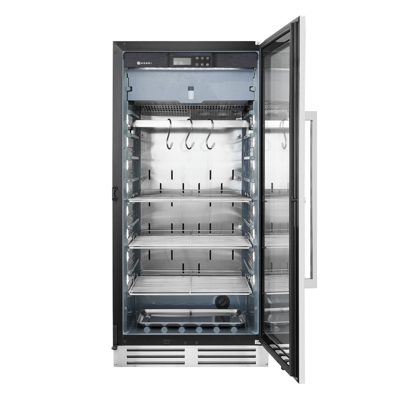 Шафа для дозрівання м'яса, HENDI, 233 л, 220-240V/170W, 595x760x(H)1270mm 221433 Hendi 18/10 Stainless steel;ABS (Acrylonitril-butadieen-styrene);Hardened glass 1