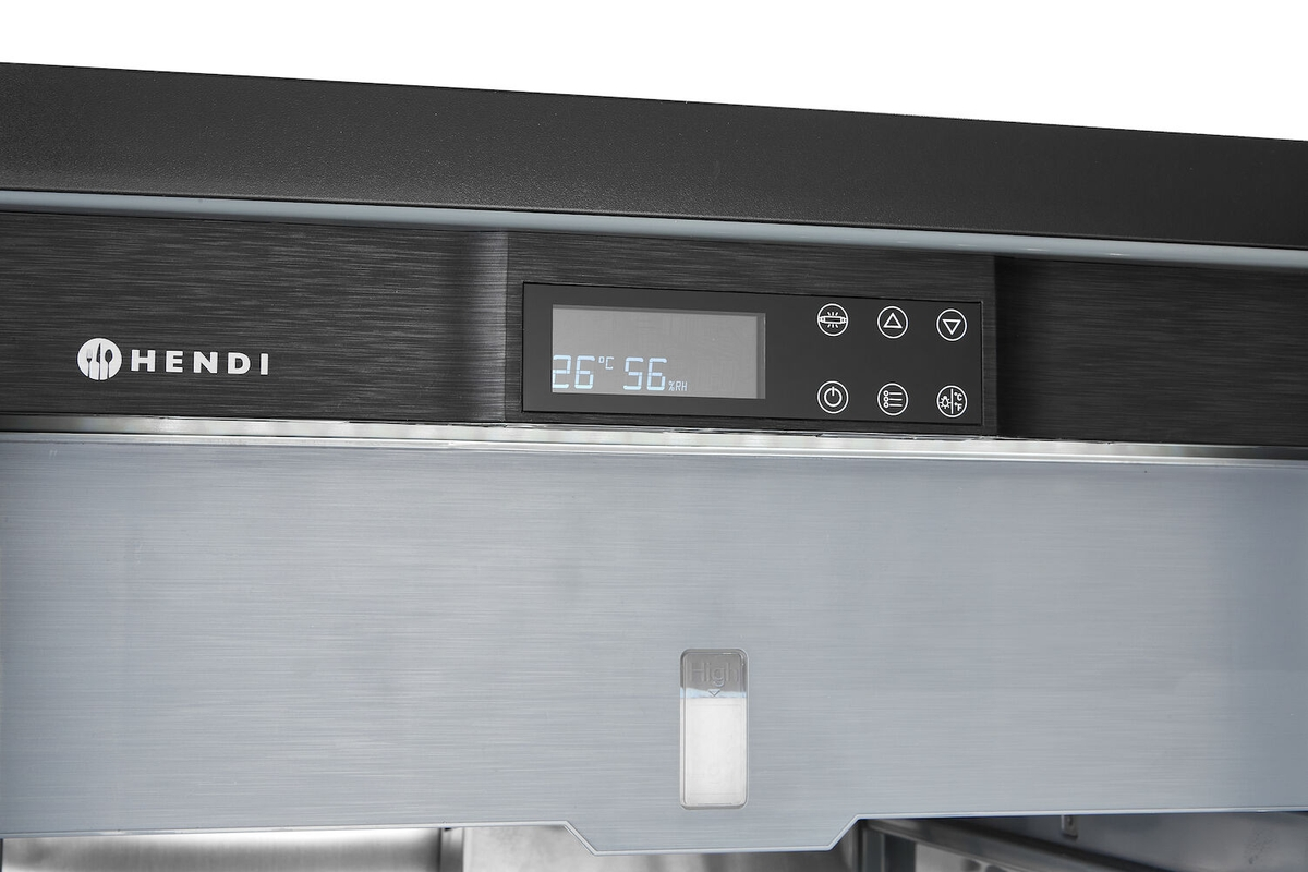 Шафа для дозрівання м'яса, HENDI, 233 л, 220-240V/170W, 595x760x(H)1270mm 221433 Hendi 18/10 Stainless steel;ABS (Acrylonitril-butadieen-styrene);Hardened glass 3