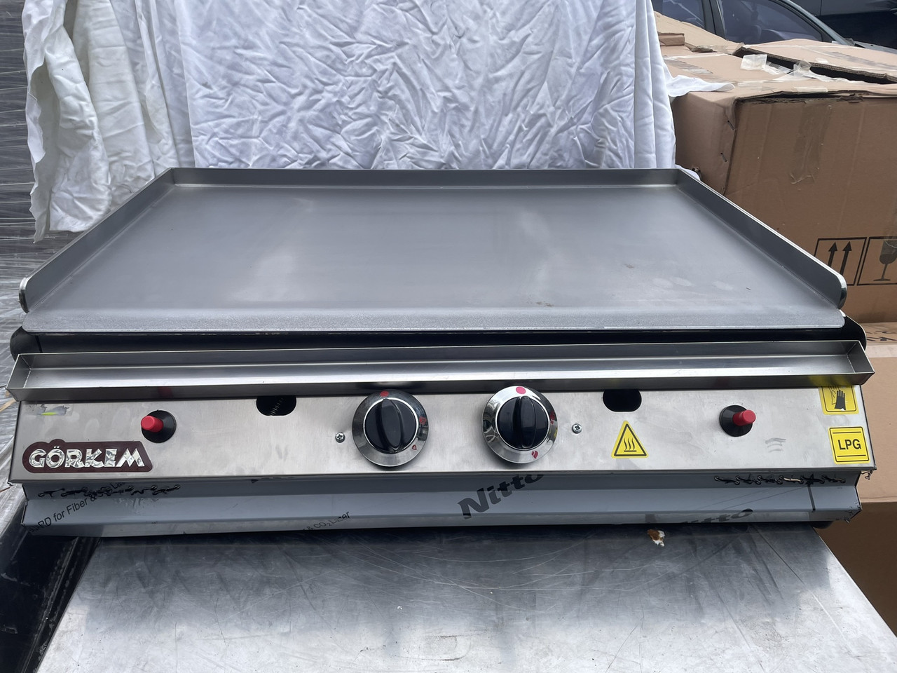 Поверхня для смаження газова Görkem PG100 100 см LPG газ 1