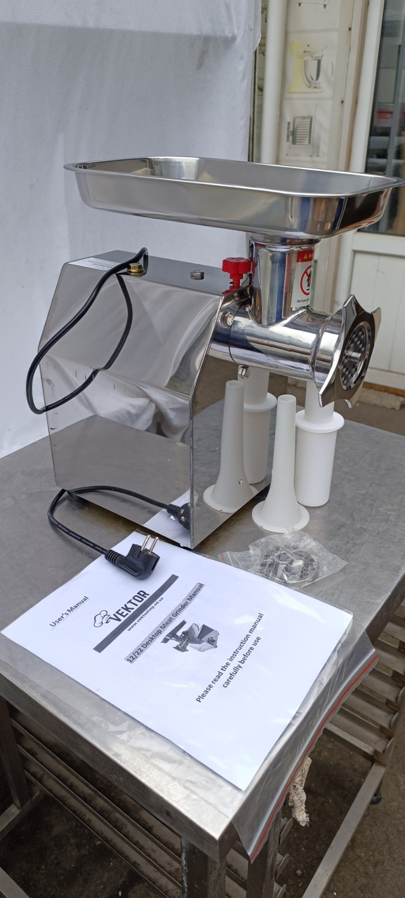 Мясорубка промышленная Vektor-BL-3-22 250 кг/час 1500W(реверс) 2