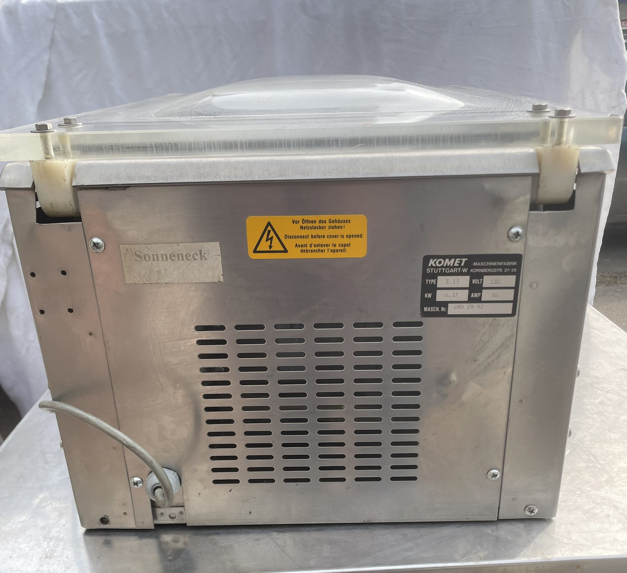 Вакууматор, пакувальник вакуумний Vektor DZ-300P 4