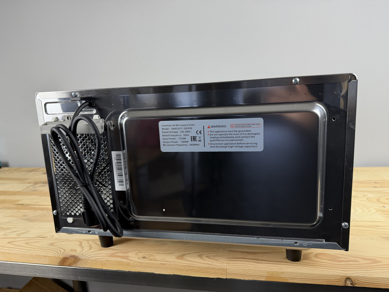 Професійна мікрохвильова піч Vektor EM025FJT 25L 1550W 0