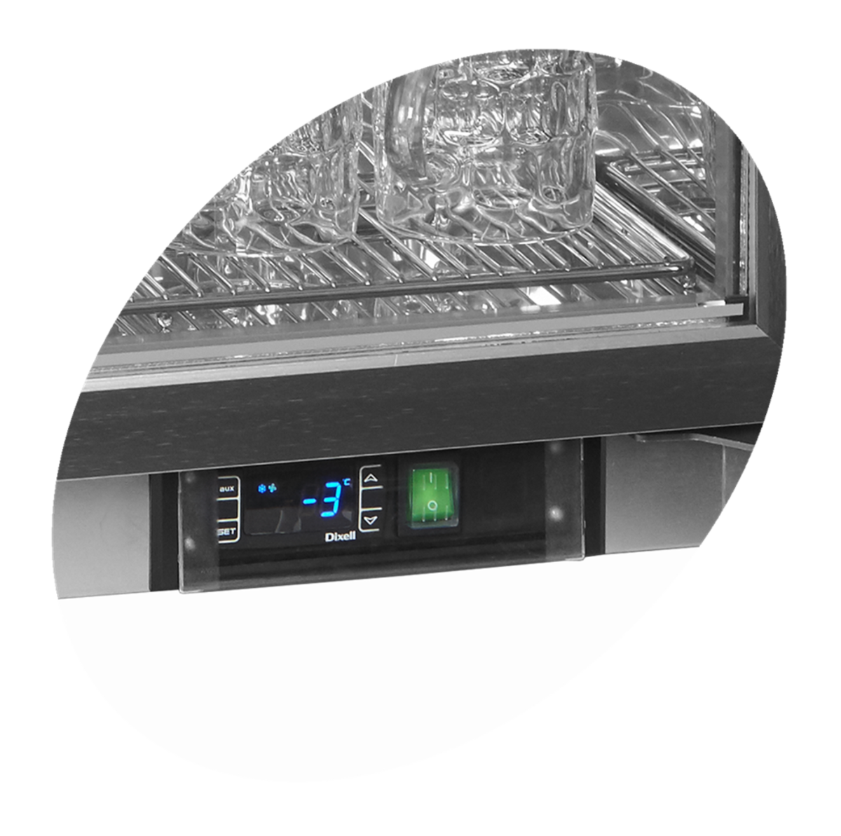 Шкаф морозильный GF200VSG (Tefcold) 1