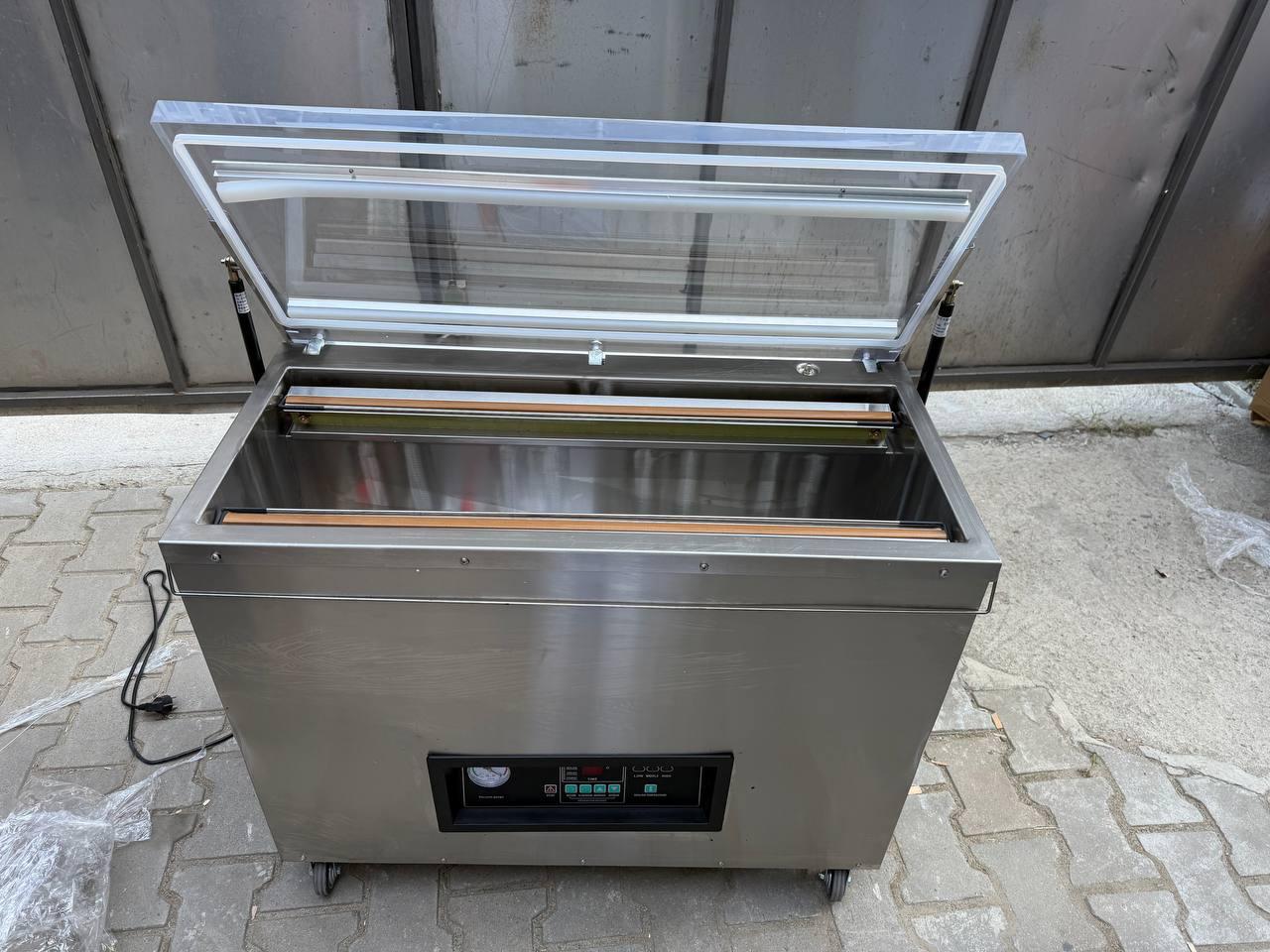 Вакуумный упаковщик напольный машина упаковочная вакууматор Vektor PM850(две запаечные планки 850 мм!) 0