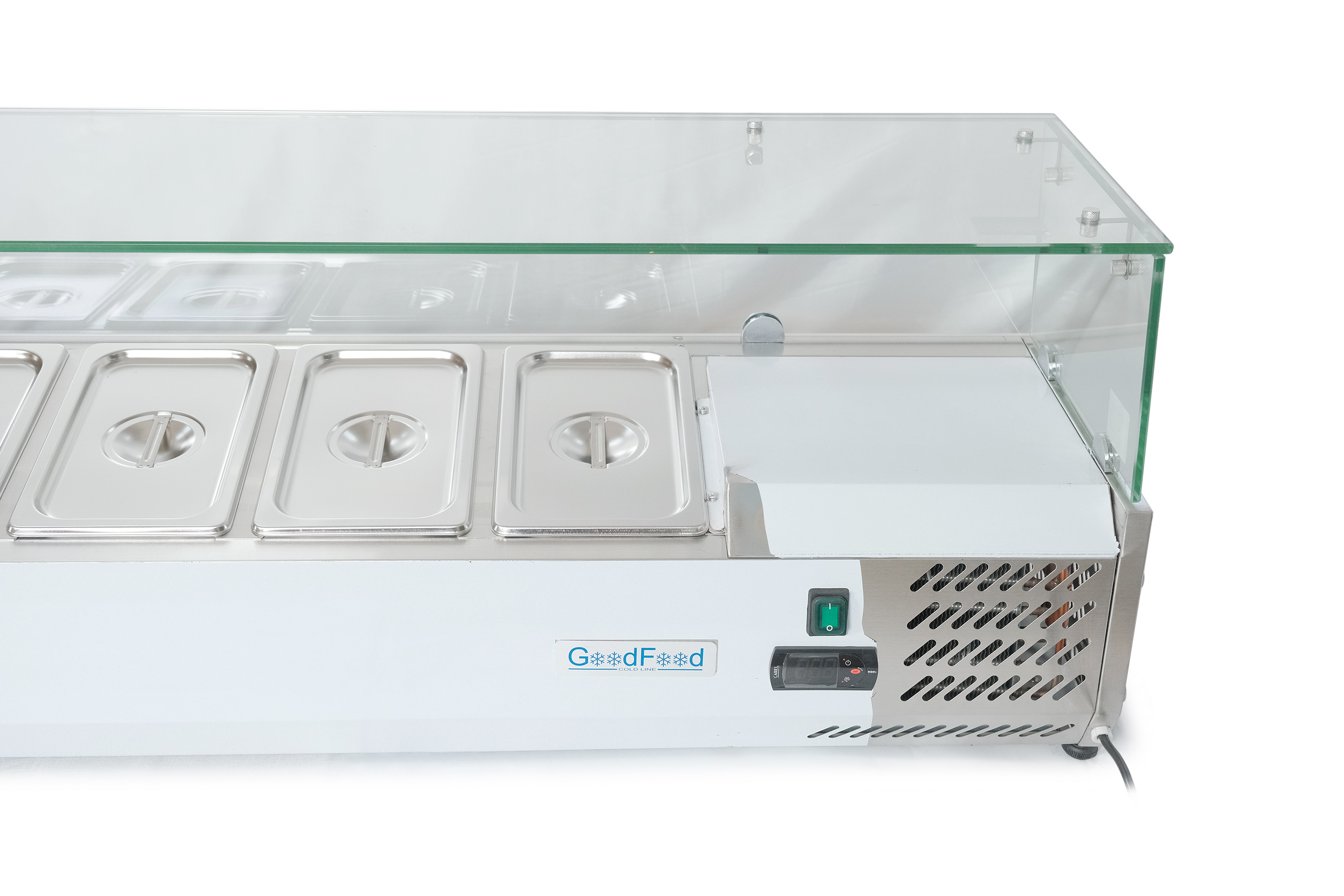 Вітрина холодильна для топінгу GoodFood GF-VRX2000/380-H6C 0
