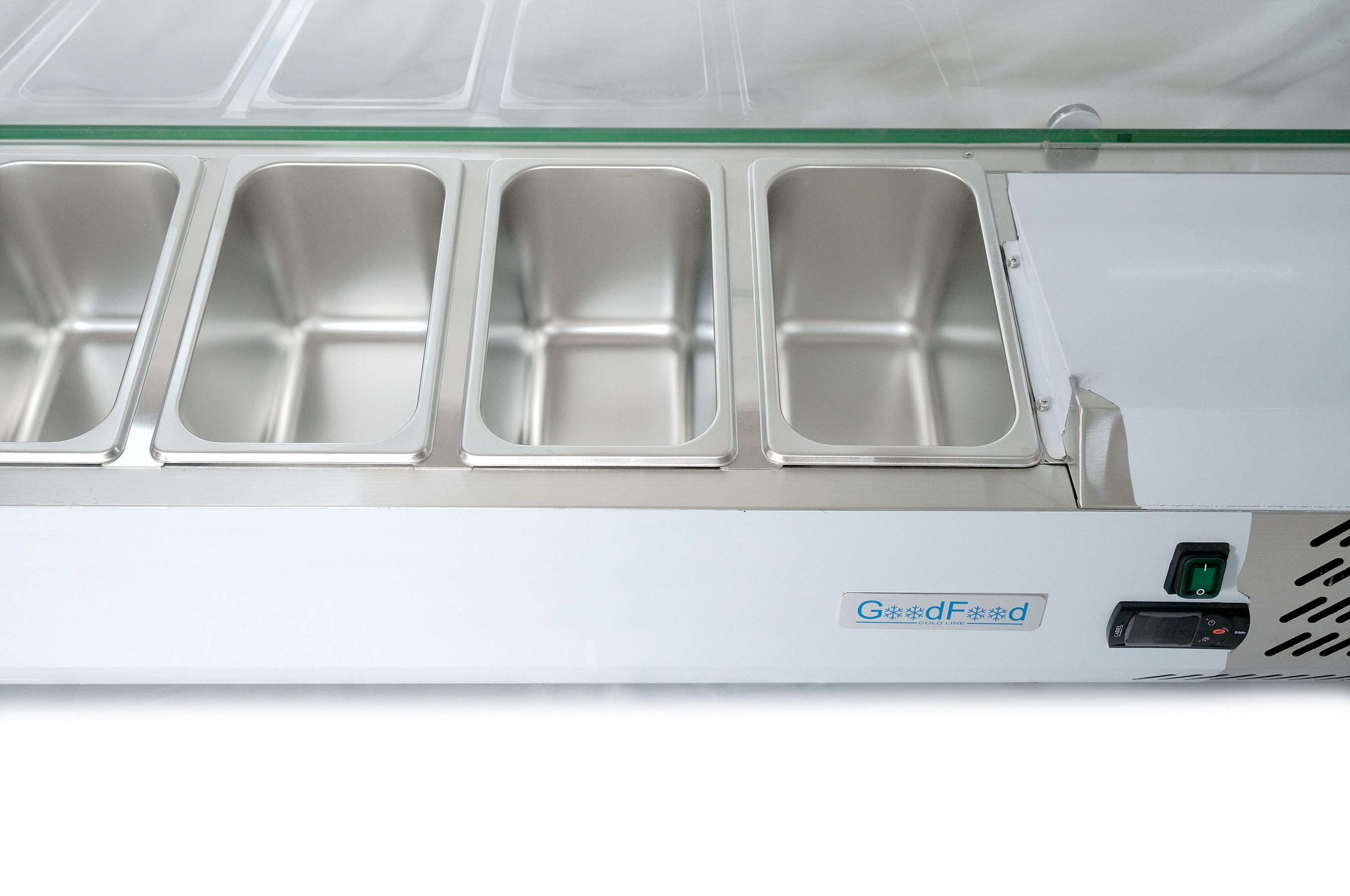 Вітрина холодильна для топінгу GoodFood GF-VRX2000/380-H6C 1
