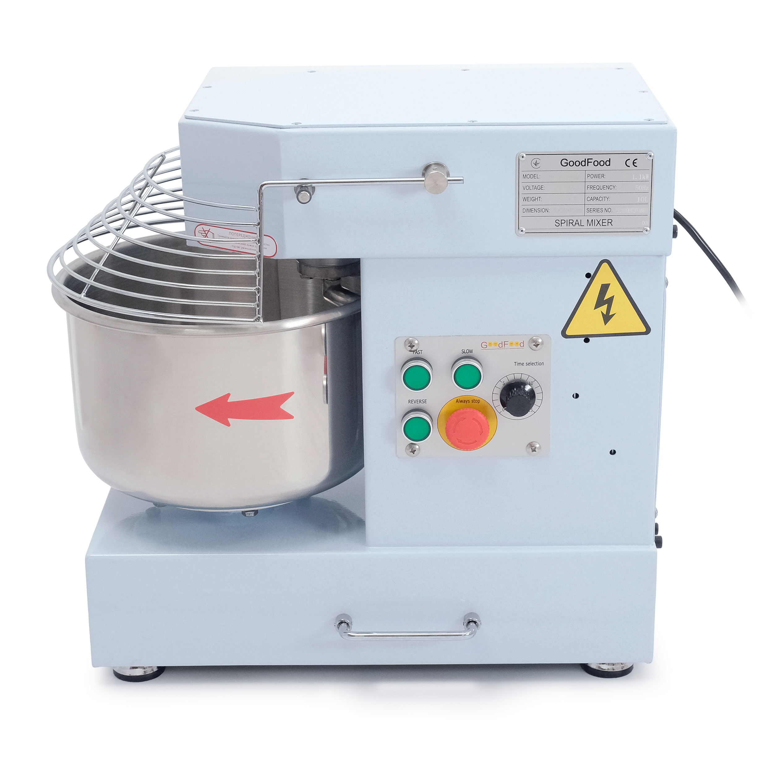 Тестомес GoodFood SM10T2VFIR 0