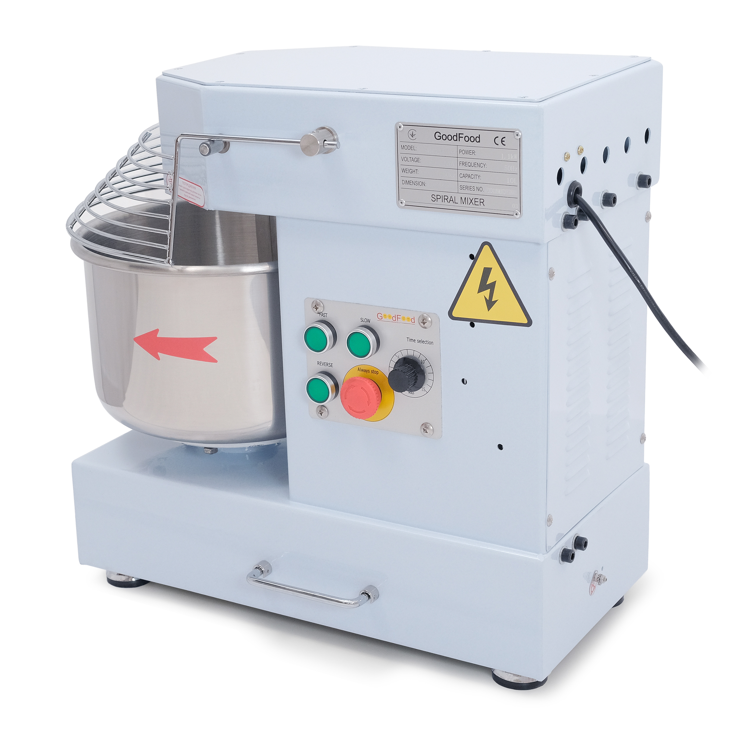 Тестомес GoodFood SM10T2VFIR 1