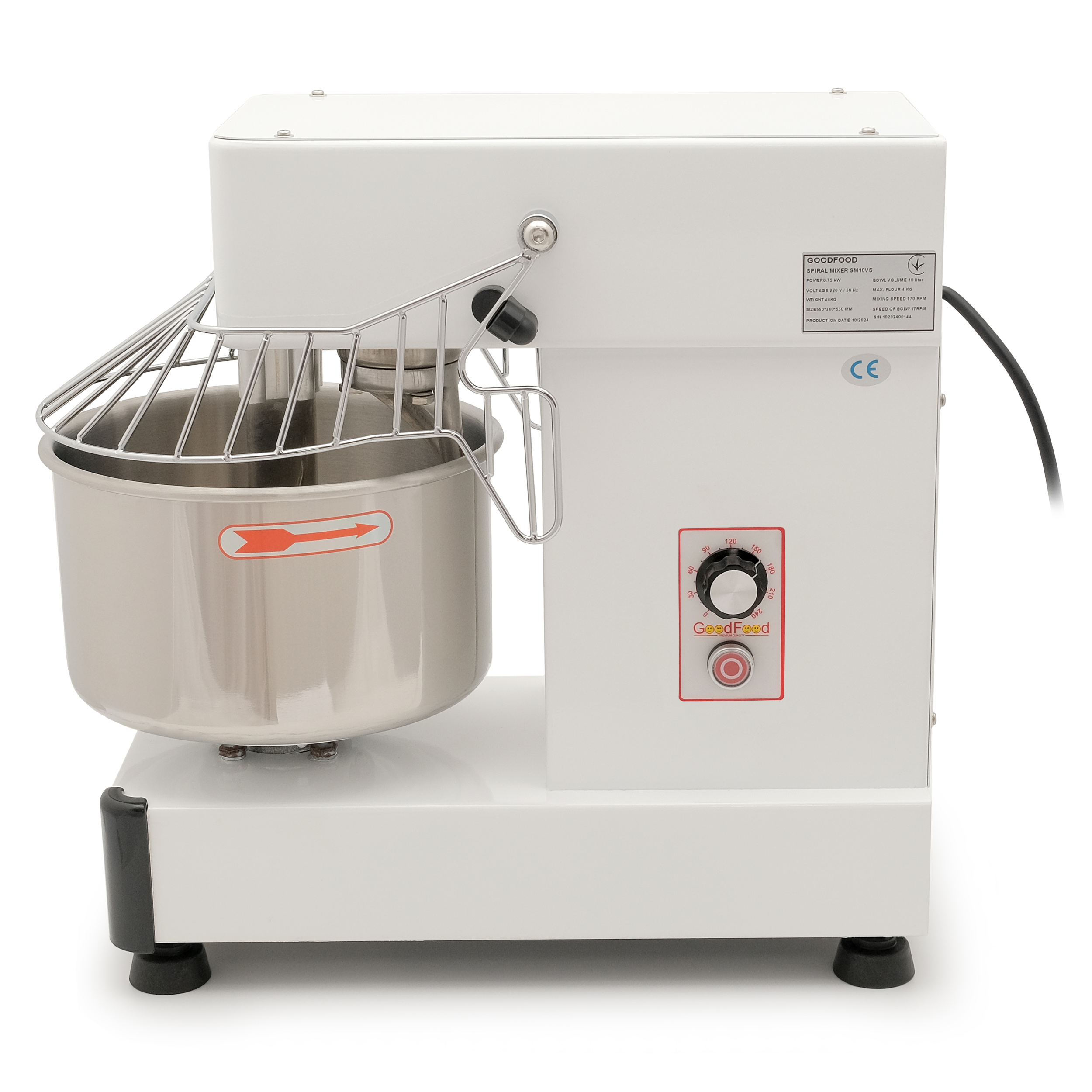 Тестомес GoodFood SM10VS (плавная регулировка скорости) 0