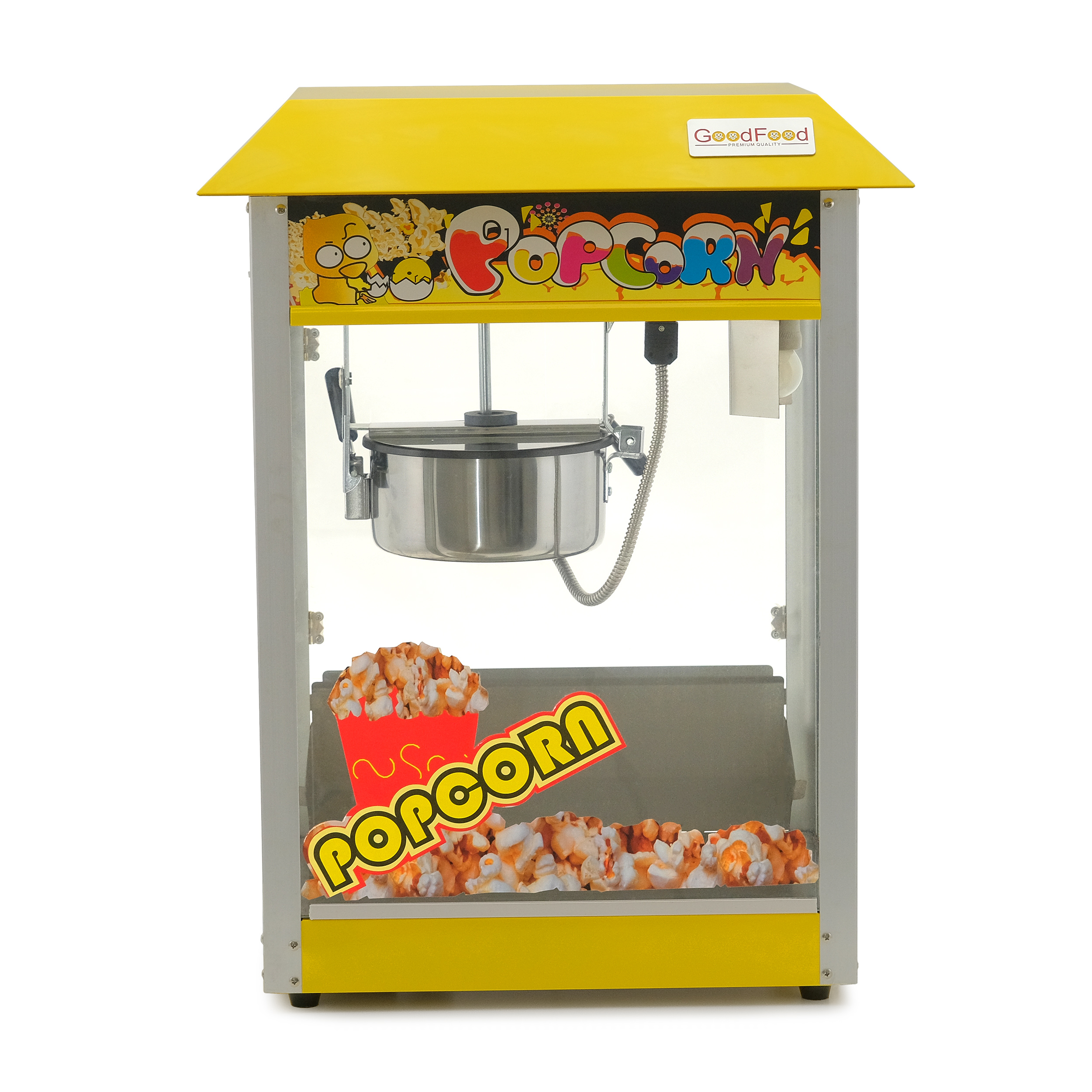 Аппарат для приготовления попкорна GoodFood PCM-826Y YELLOW CORN 0