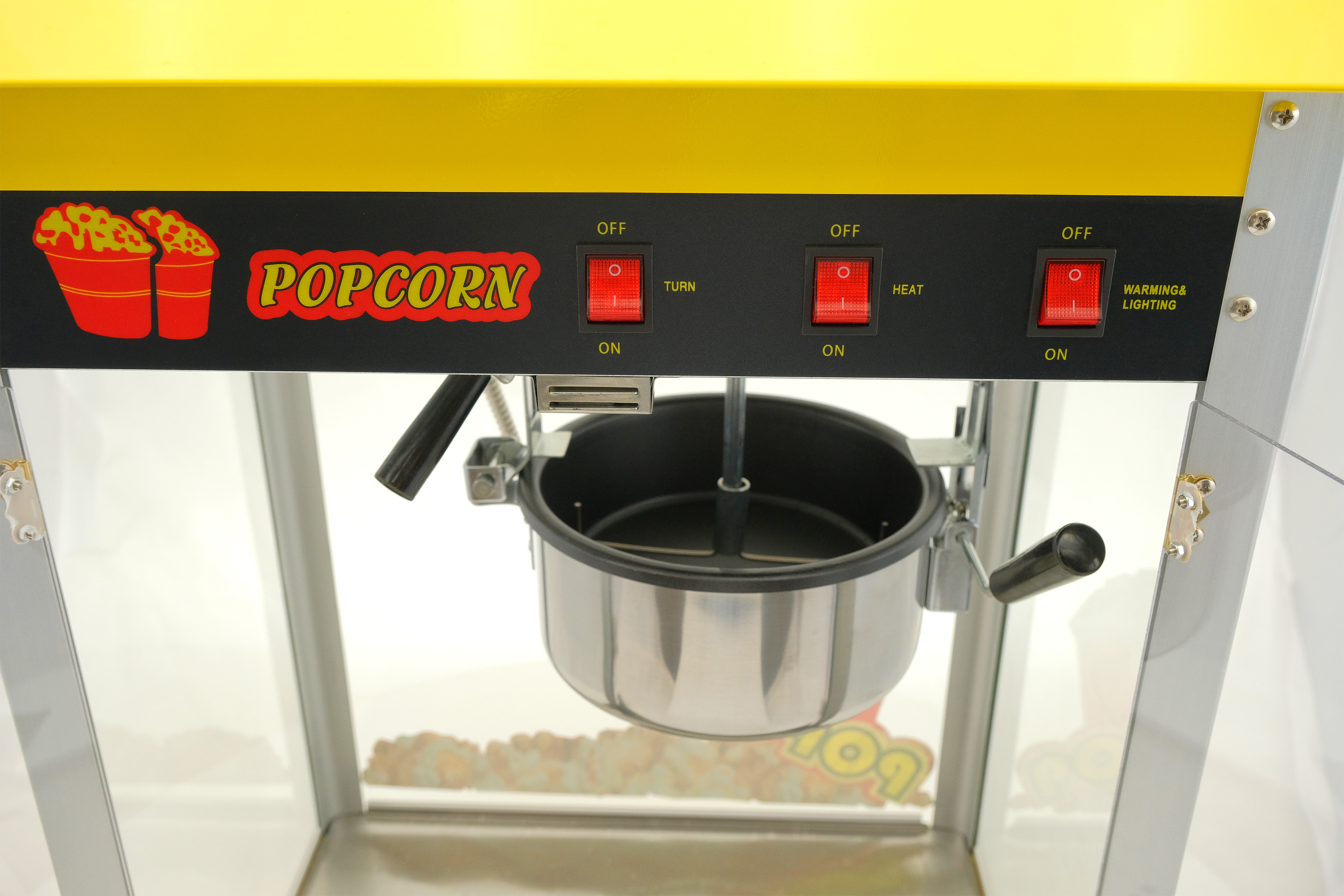 Аппарат для приготовления попкорна GoodFood PCM-826Y YELLOW CORN 2