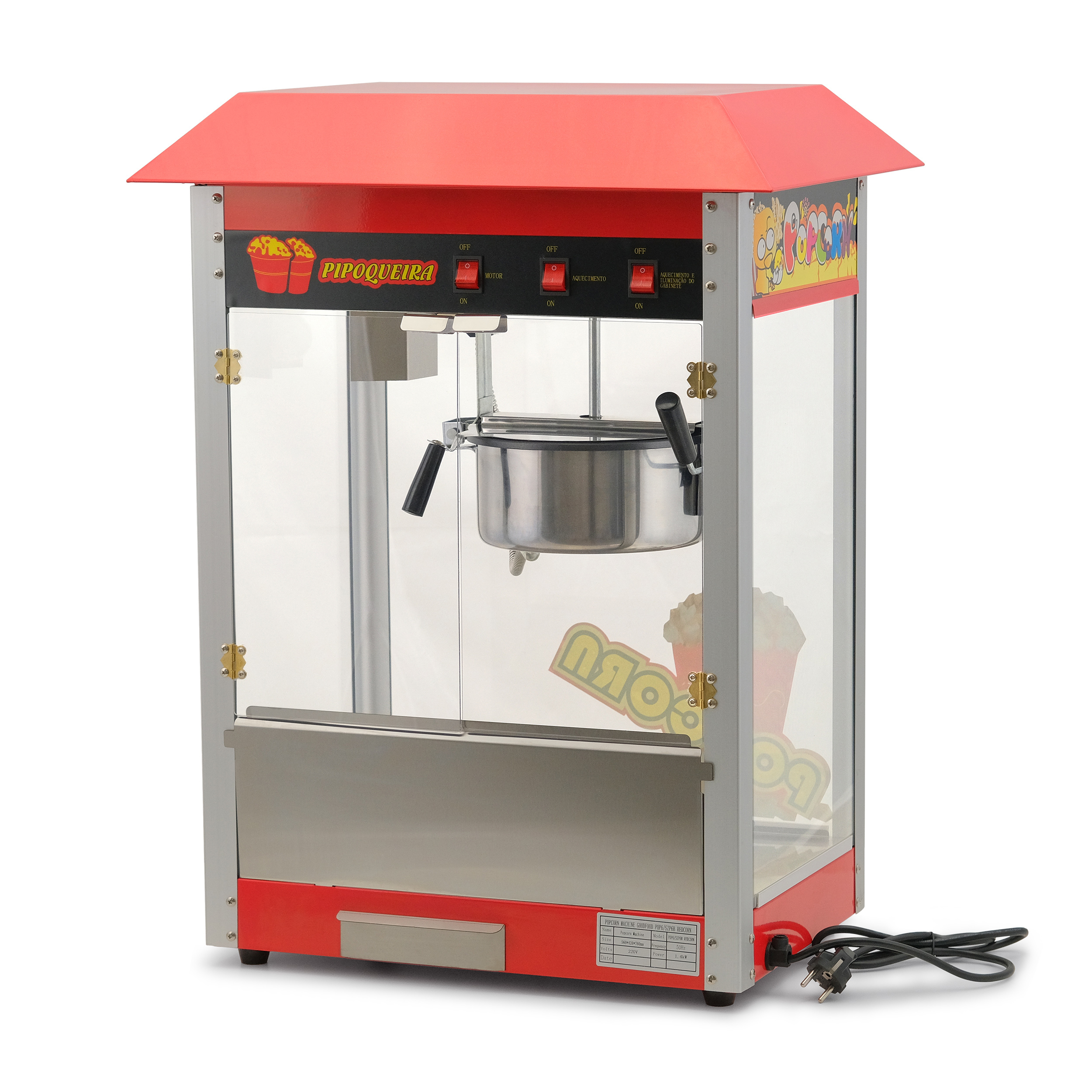 Аппарат для приготовления попкорна GoodFood POP 6/SZP6B REDCORN 1