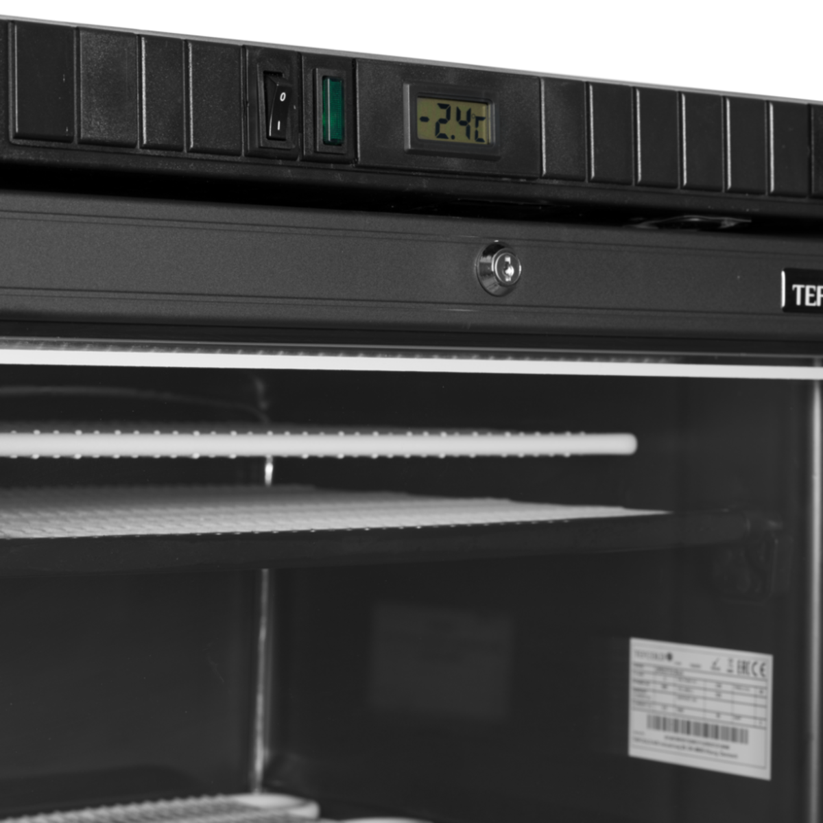 Шкаф морозильный UFSC371G Black (Tefcold) 2