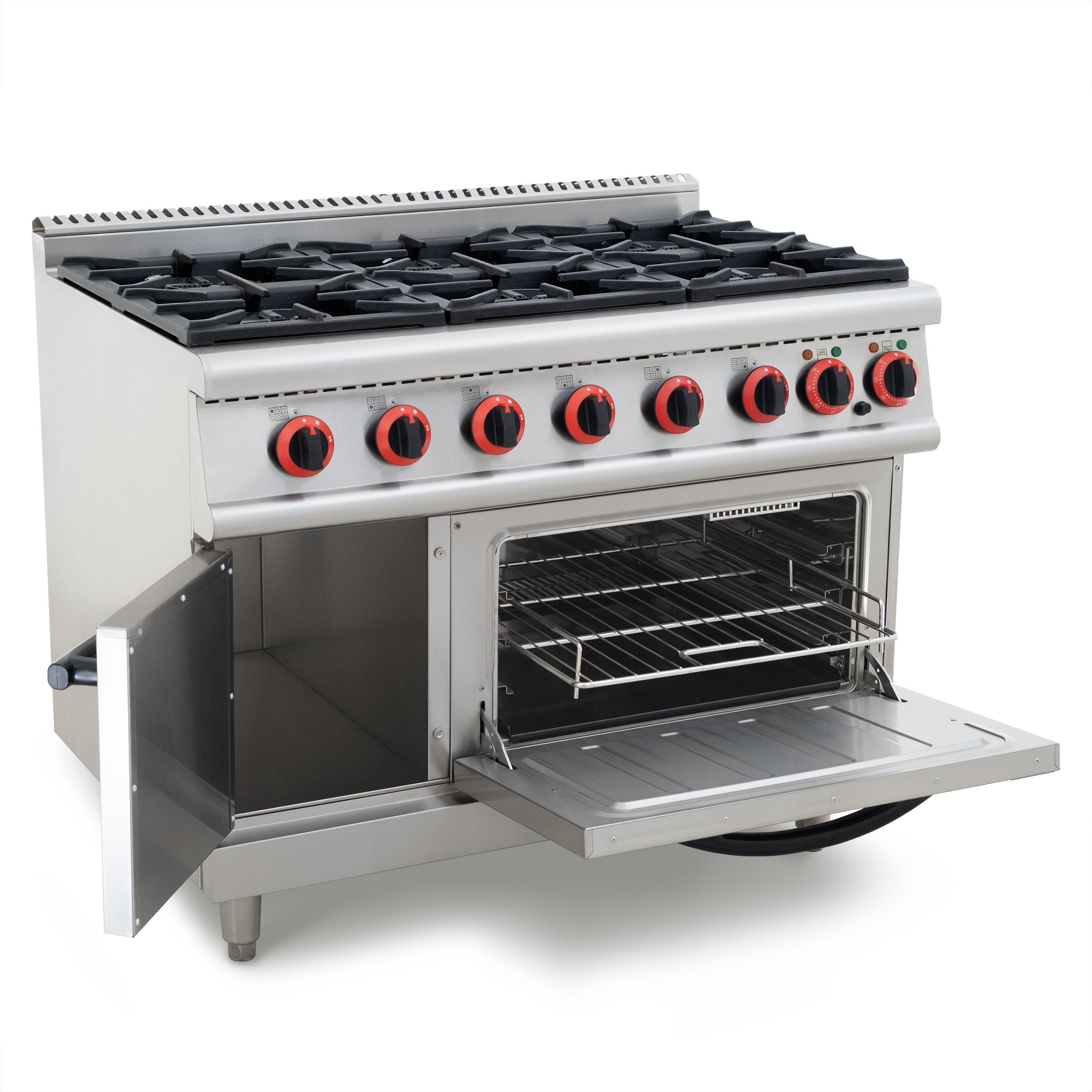 Плита газовая с электрической духовкой GoodFood GP6AFLNG 0