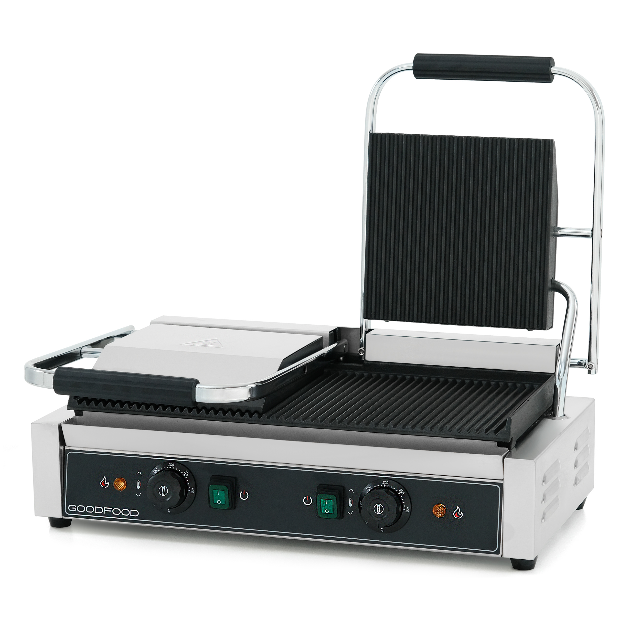 Гриль контактний GoodFood ECG20RR BLACK 2