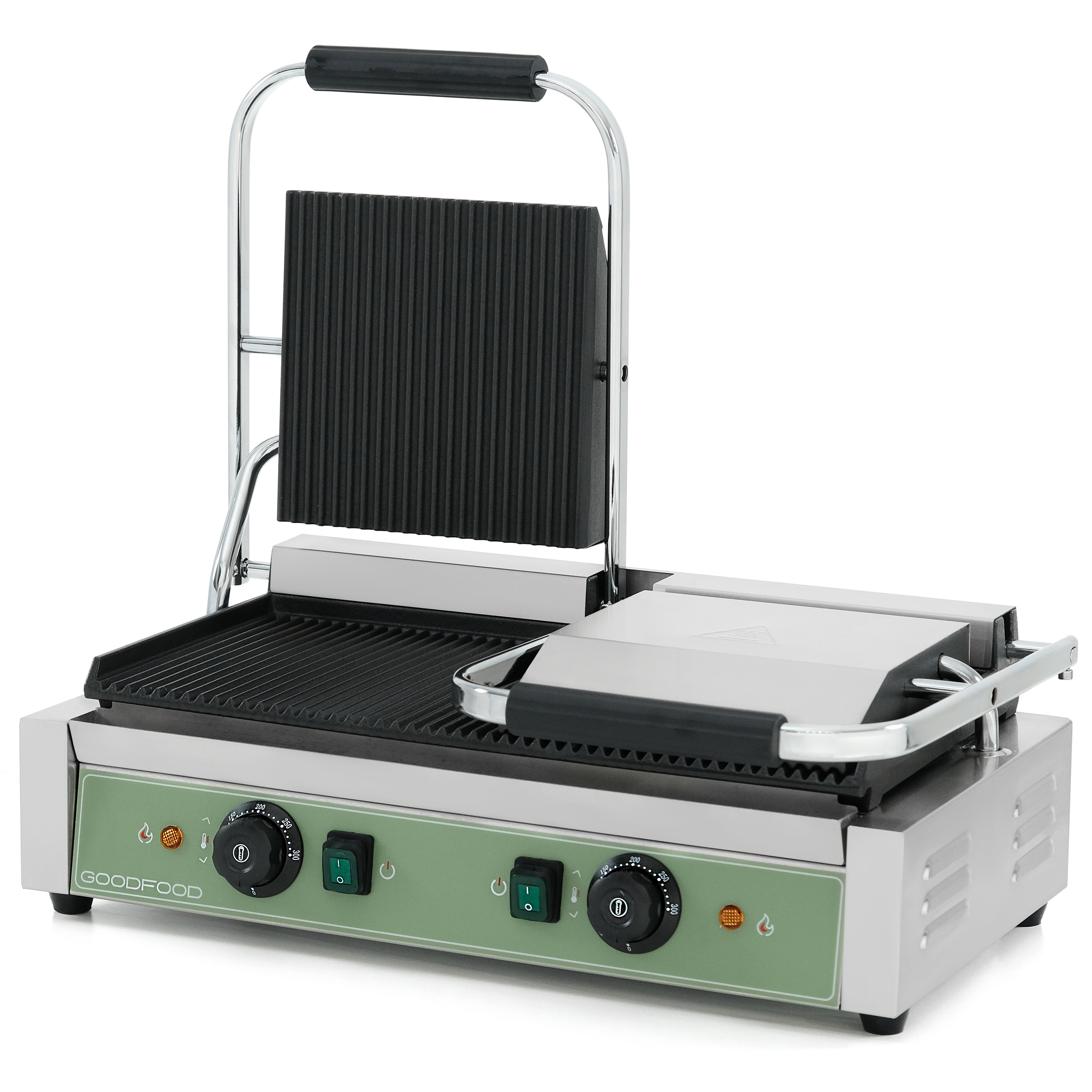 Гриль контактний GoodFood ECG20RR GREEN 2