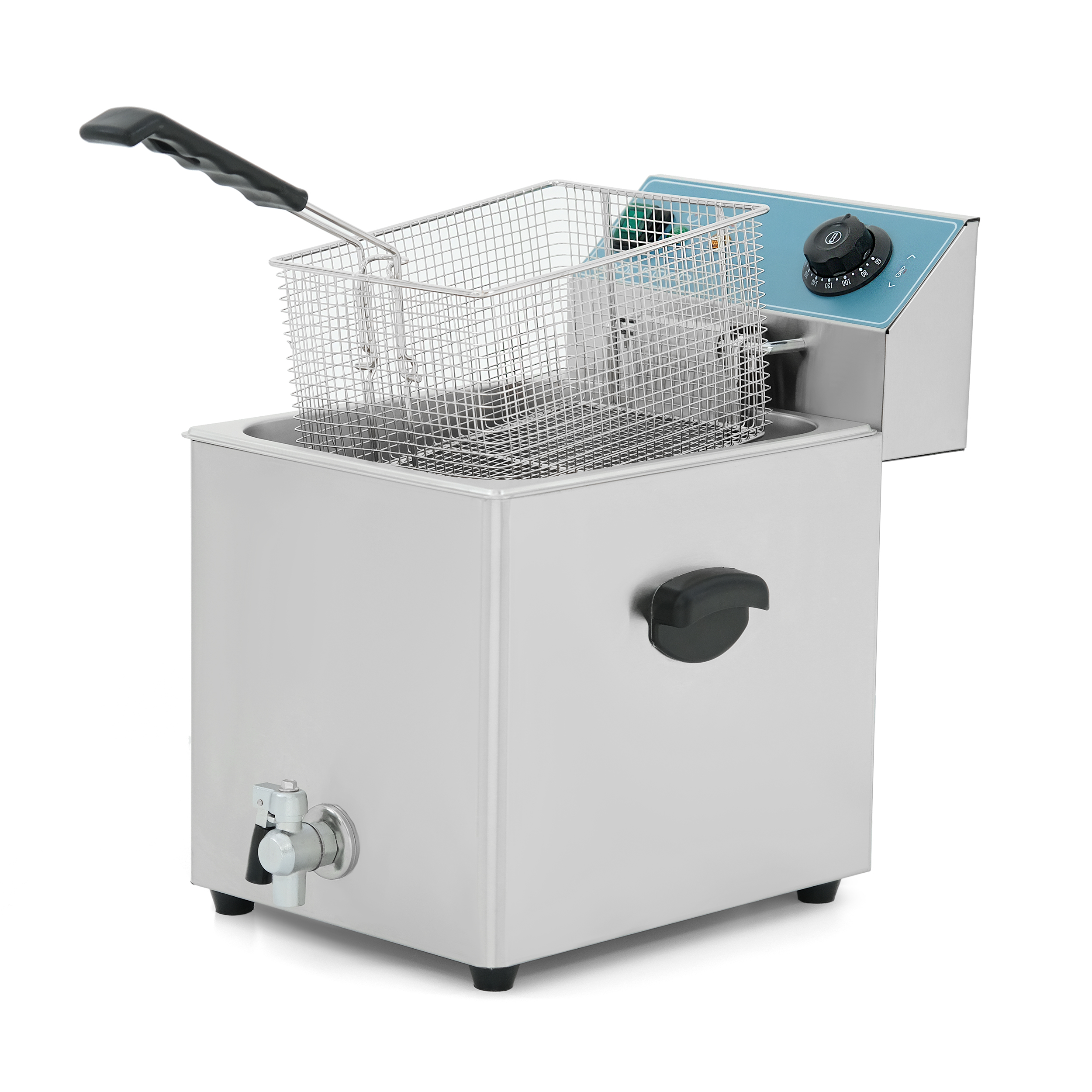 Фритюрница электрическая GoodFood EF8T BLUE с краном 1