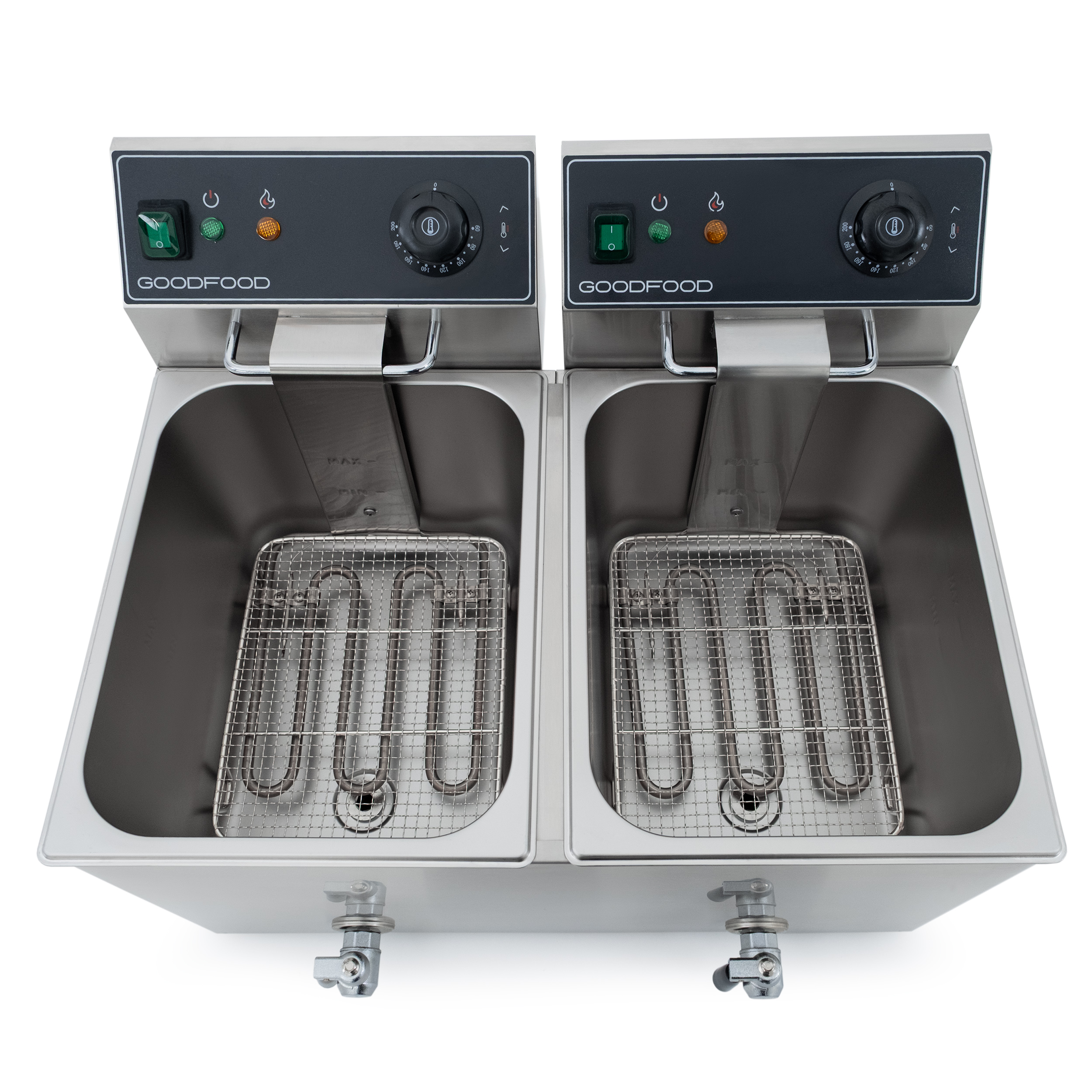 Фритюрница электрическая GoodFood EF88T BLACK с краном 2