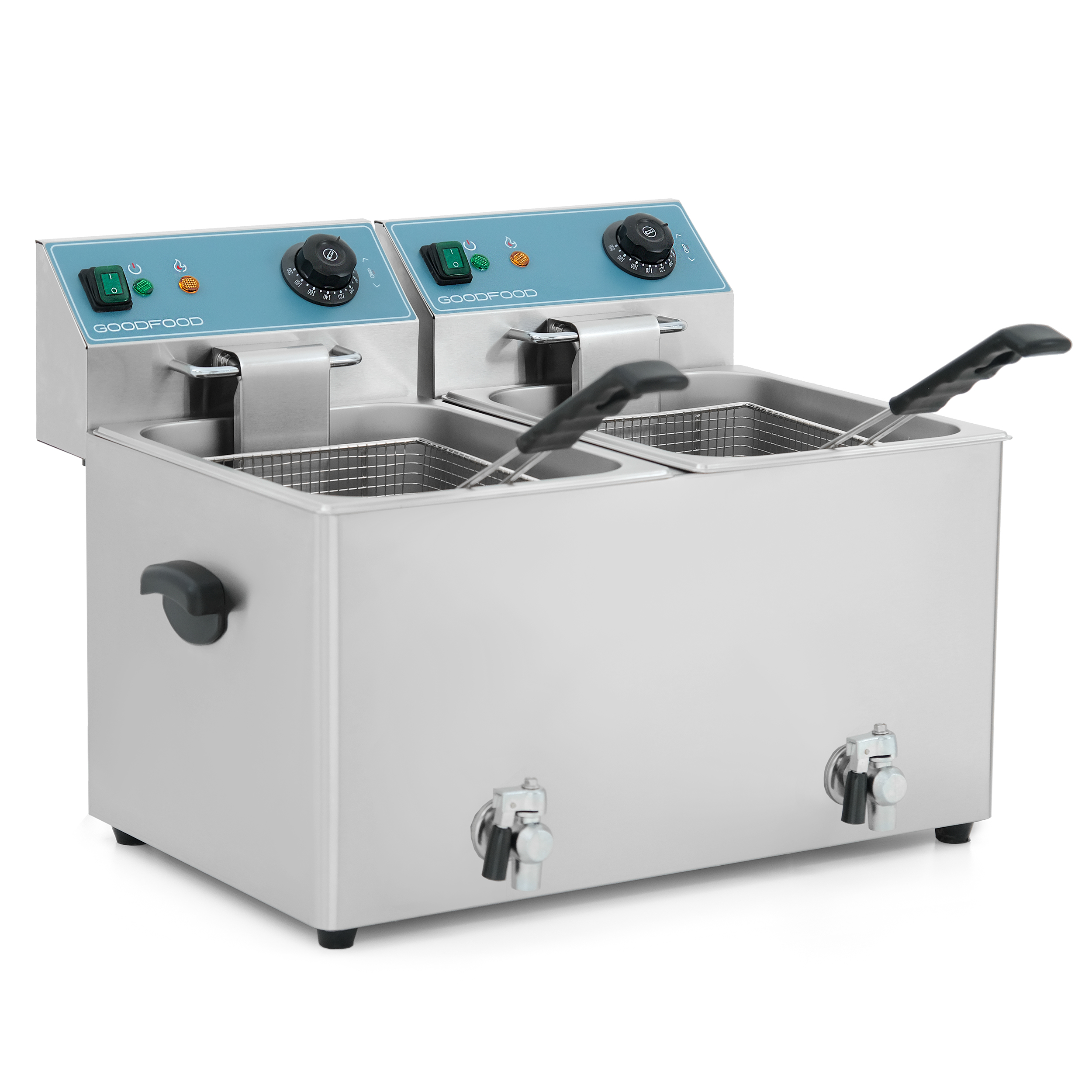 Фритюрниця електрична GoodFood EF88T BLUE із краном 0