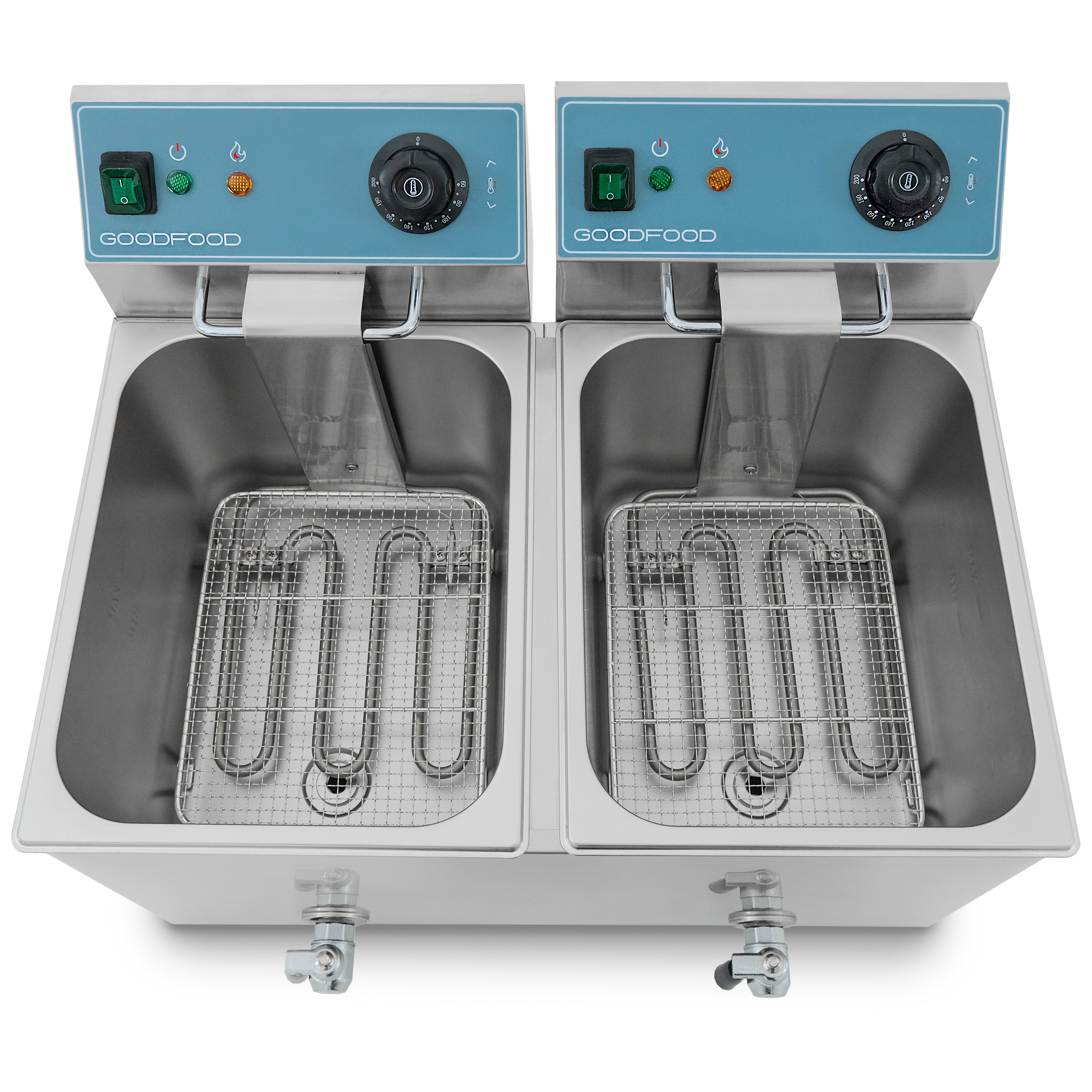 Фритюрниця електрична GoodFood EF88T BLUE із краном 2
