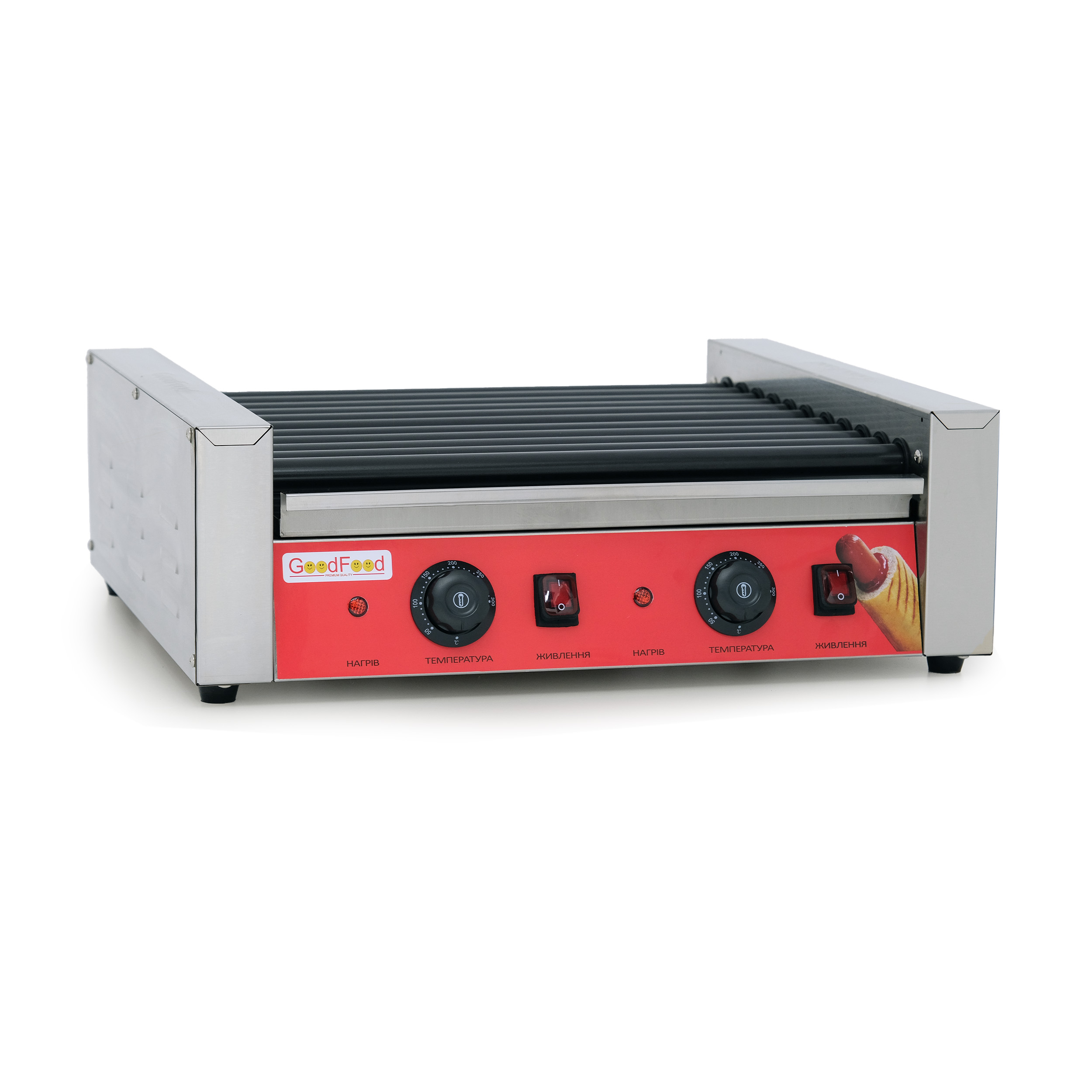 Гриль роликовий GoodFood HDRG11NS RED 1
